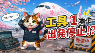 航空整備士の工具は約30本｜1本無くすと飛行機が止まる理由を現役が解説