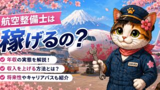 航空整備士は稼げるの？年収のリアルと収入を上げる方法を現役が解説