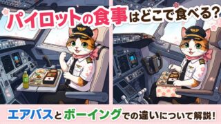 パイロットの食事はどこで食べる？コックピットで食べる理由を現役整備士が解説