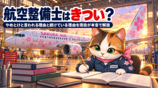 航空整備士はきつい？やめとけと言われる理由と、それでも続けている理由を現役が本音で解説