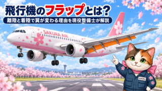 飛行機のフラップとは？離陸と着陸で翼が変わる理由を現役整備士が解説