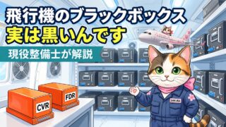 飛行機のブラックボックスは実は黒い｜オレンジはCVRとFDRだけと現役整備士が解説